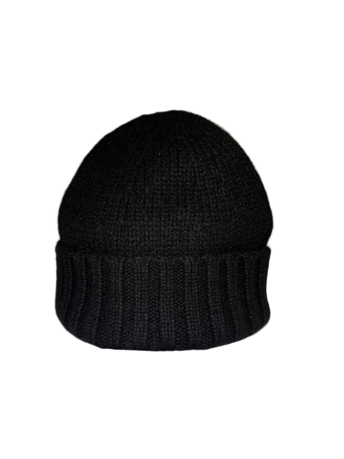 stella pure cashmere beanie in black