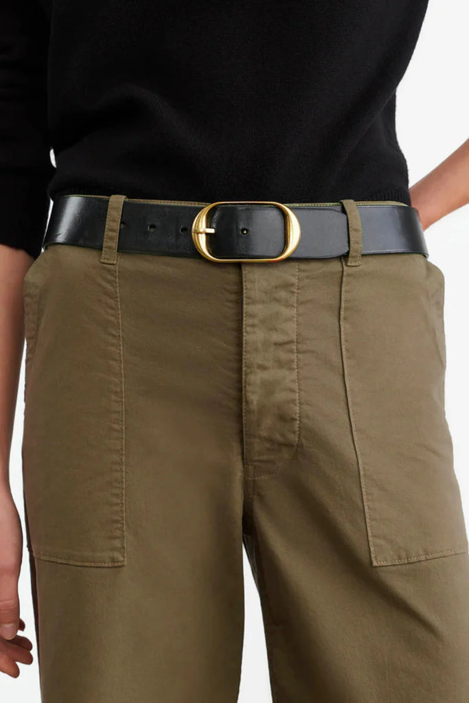 Leon Boy Pant in Military Green