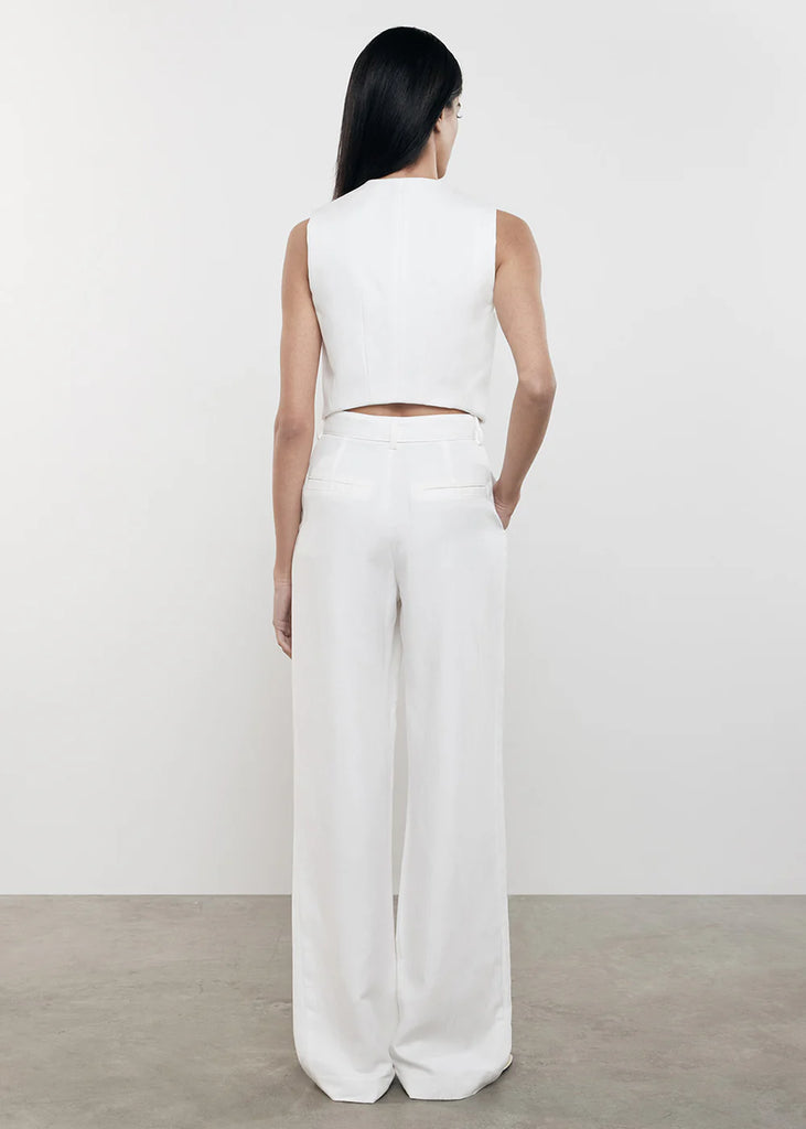 Twill Sartorial Pant in Off White