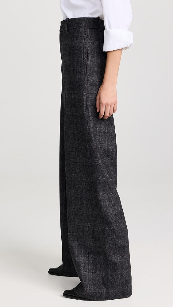 Johan Pant in Charcoal Plaid
