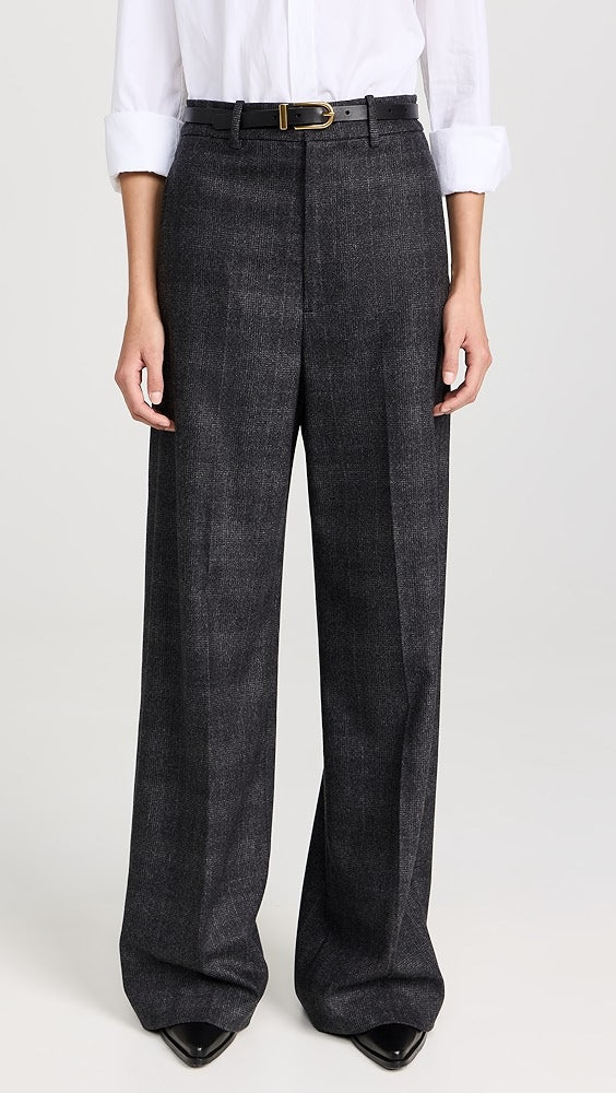 Johan Pant in Charcoal Plaid