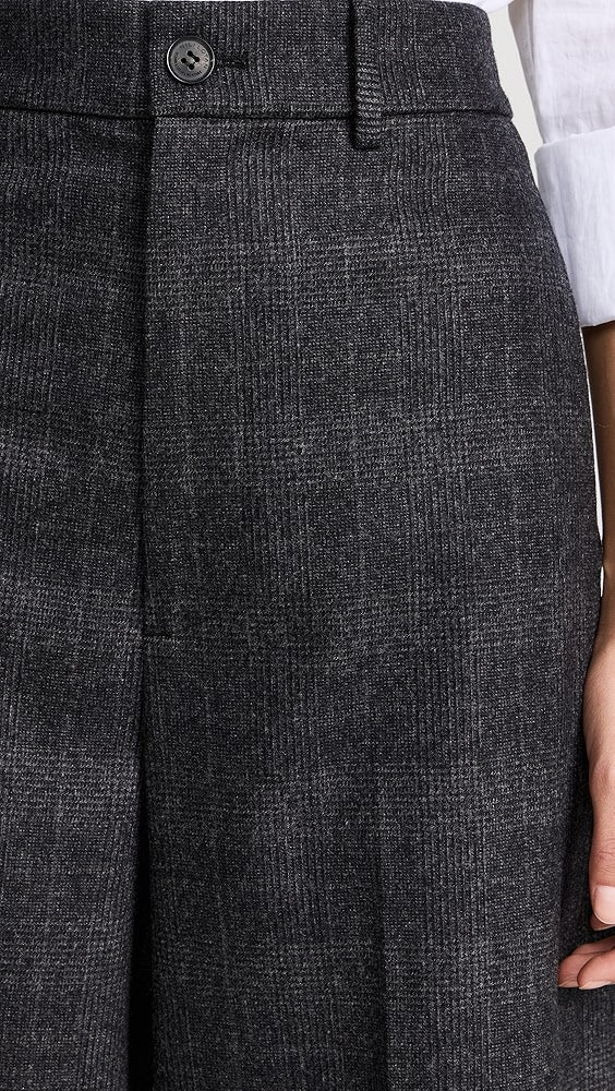 Johan Pant in Charcoal Plaid