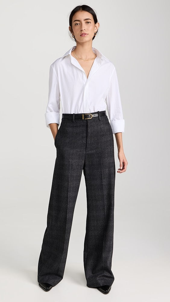 Johan Pant in Charcoal Plaid