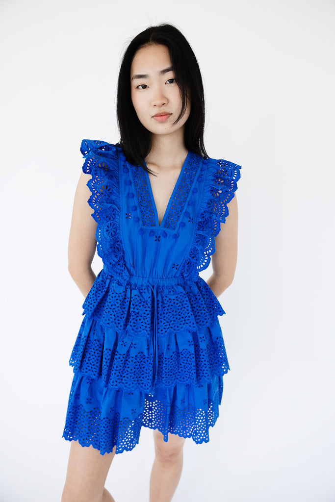 Lilith Dress in Cobalt