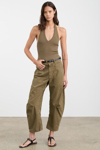 Shon Pant in Military Green