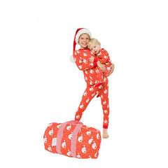 Red Santa Glows Boy Pajama