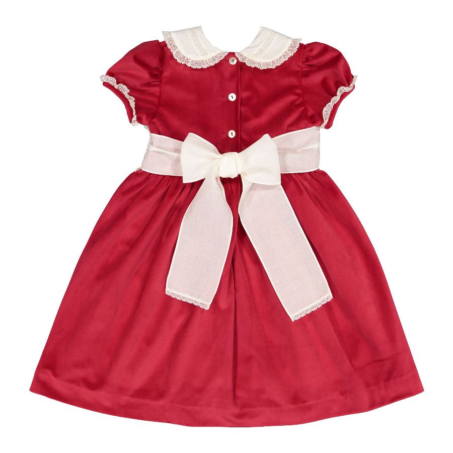 Santa Red Velvet Dress
