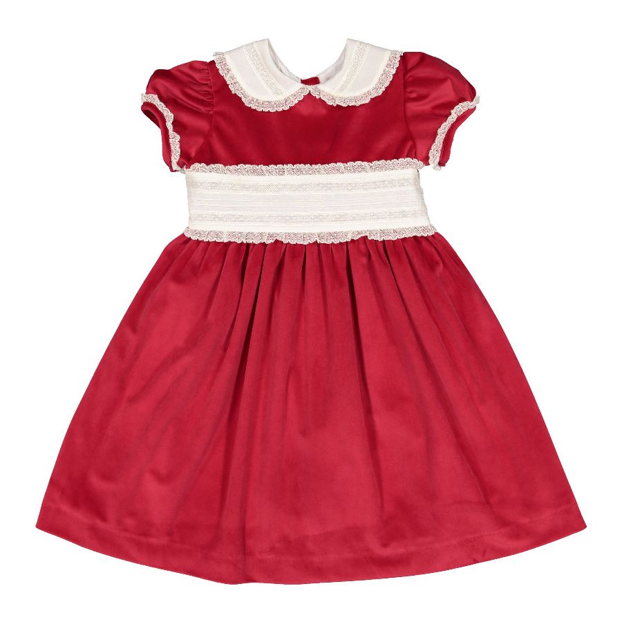 Santa Red Velvet Dress