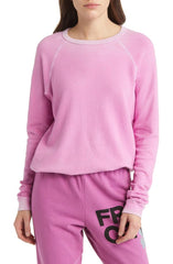 Lucky Rabbits Sweatshirt in Pink Milk