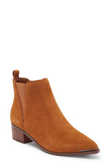 Yale Boots in Medium Brown Suede