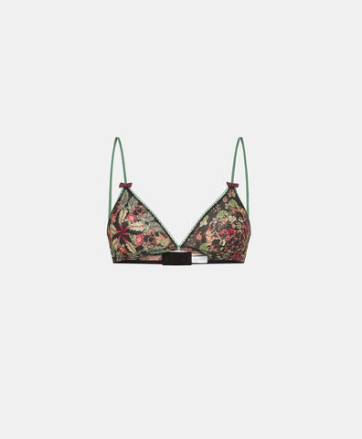 Amethist Bra in Black/Multicolor