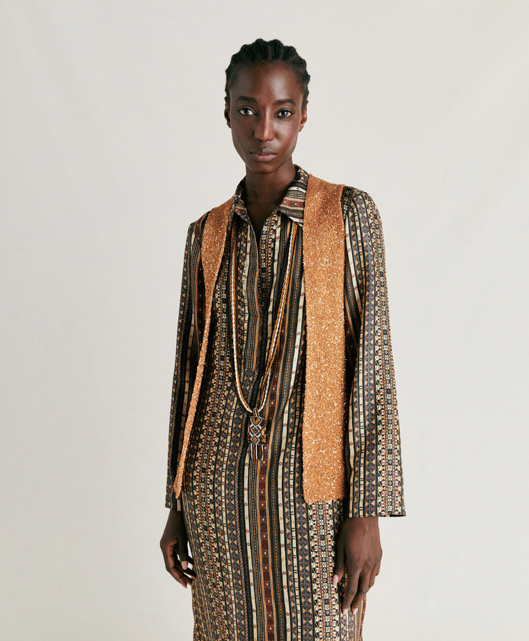 Adrien Knitwear in Bronzo