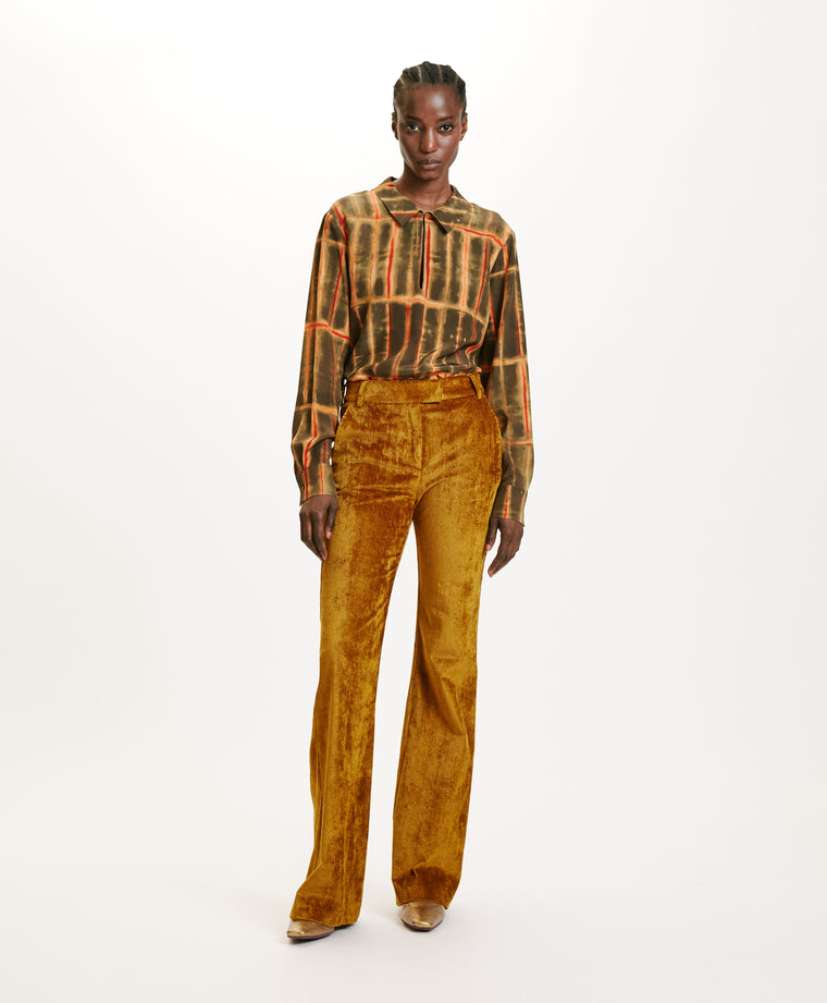 Satsuki Pants in Stetch Corduroy