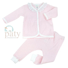 2 Piece Set Longsleeve in Pink