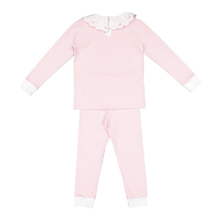 Striped Pink Girl Pajamas