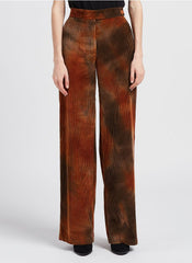 Ismael Pant in Tie Dye Corduroy (Multicolor Burnt)