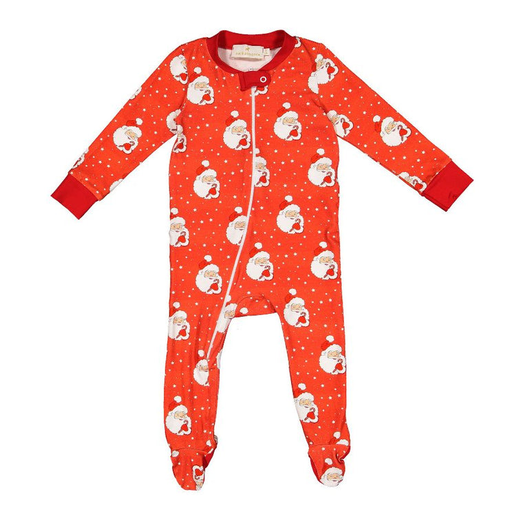 Red Santa Glows Baby Boy Pajama