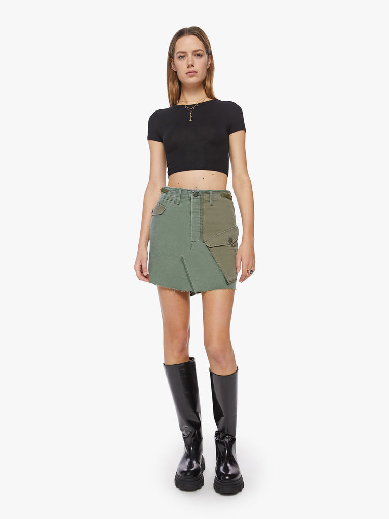 The G.I. Jane Mini Skirt in On The Double
