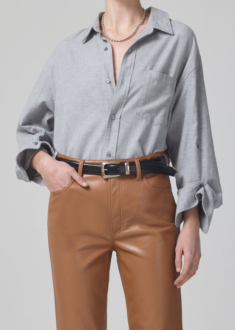 Kayla Shirt in Whisper Grey