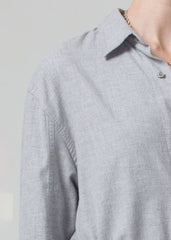 Kayla Shirt in Whisper Grey