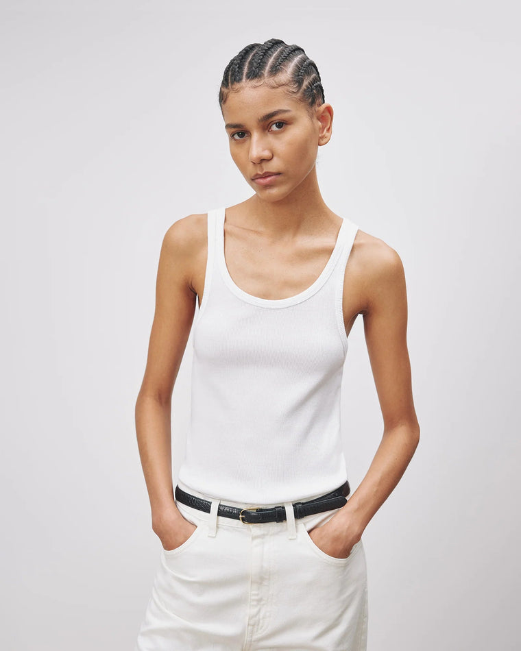 Almu Tank in White