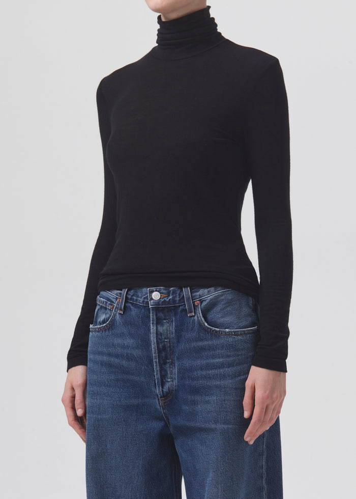 Pascale Turtleneck in Black