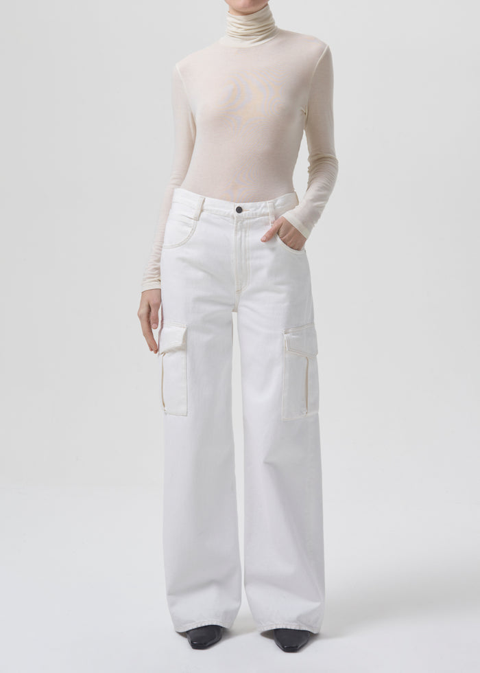 Pascale Turtleneck in Oat Milk