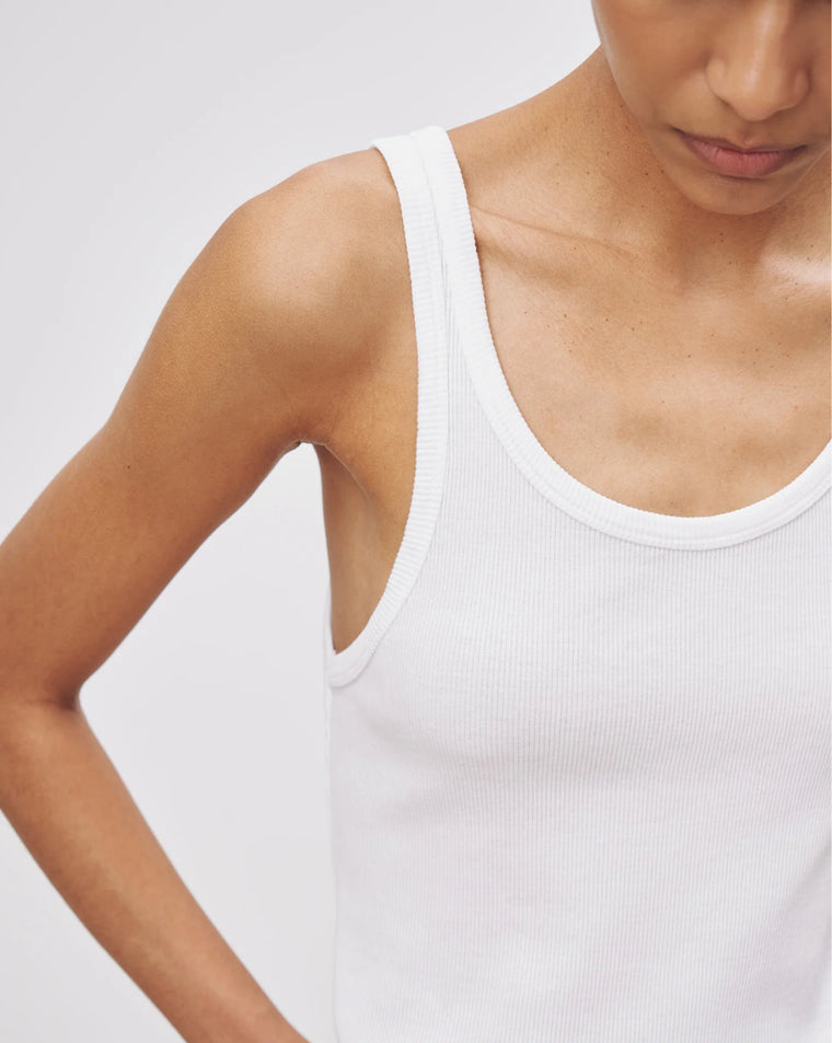 Almu Tank in White
