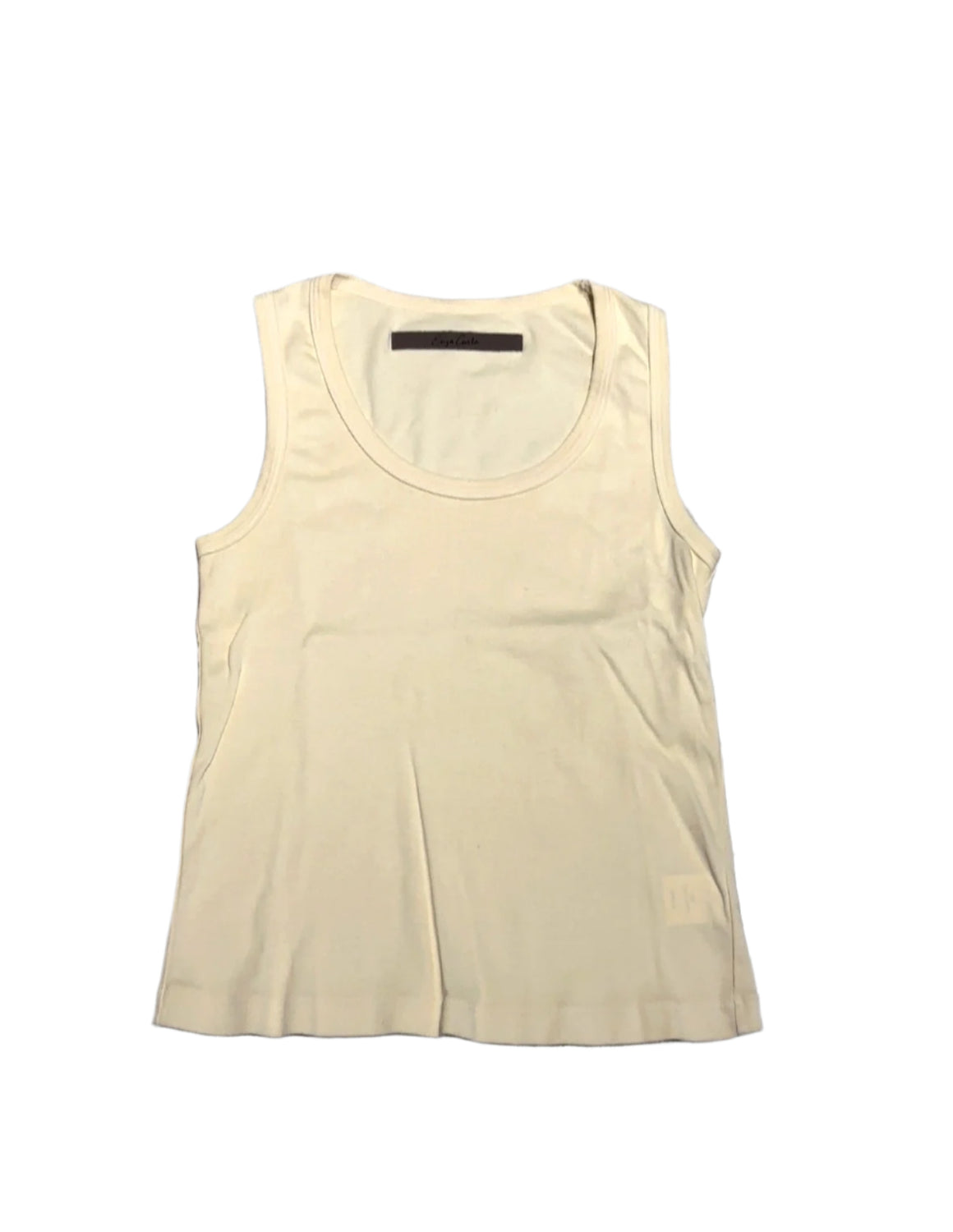 Supima Cotton U Tank in Butter