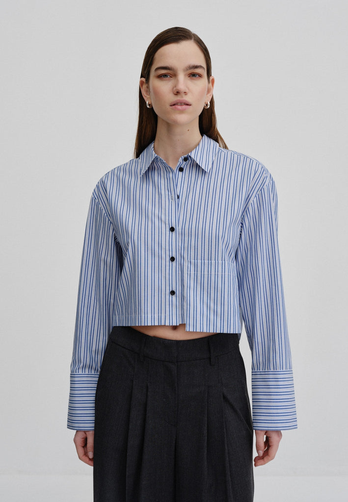 Samuel Shirt in Blue Stripe