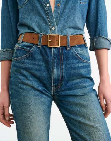 Marcela Belt in Martora w/ Antique Gold