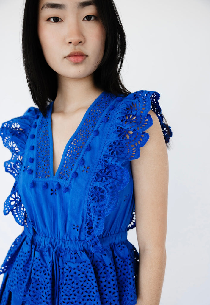 Lilith Dress in Cobalt