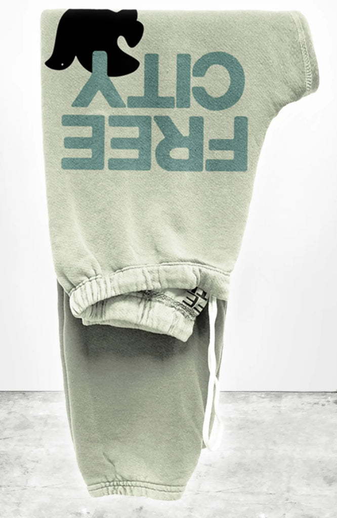 Yellow free city sweatpants hotsell