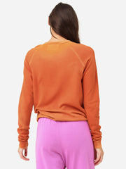 Lucky Rabbits Sweatshirt in Orange Rabbit