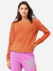 Lucky Rabbits Sweatshirt in Orange Rabbit