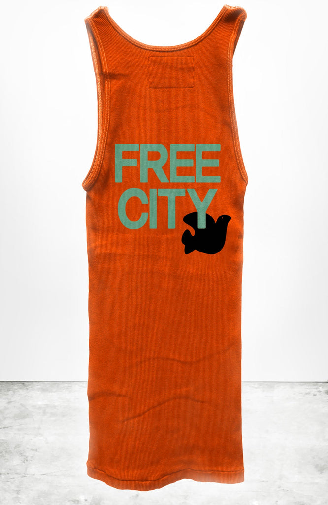 Super Vintage Tank in Orange