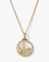 Zodiac Constellation Necklace in Gold
