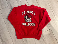 Vintage Georgia Bulldogs Sweatshirt in Red