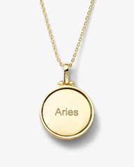 Zodiac Constellation Necklace in Gold