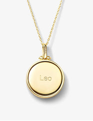 Zodiac Constellation Necklace in Gold