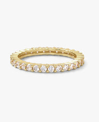The Baby Heiress Ring in Gold/White Diamondettes