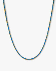 Baby Heiress Necklace in Turquoise 15"