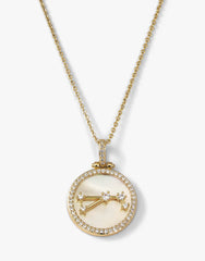 Zodiac Constellation Necklace in Gold