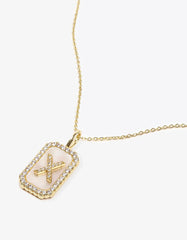 Love Letter Double-Sided Necklace in Gold