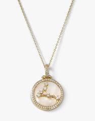 Zodiac Constellation Necklace in Gold