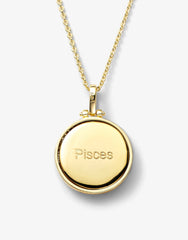 Zodiac Constellation Necklace in Gold
