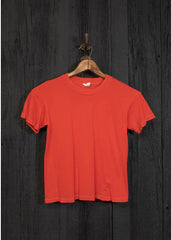 Blank Crop Tee in Cherry