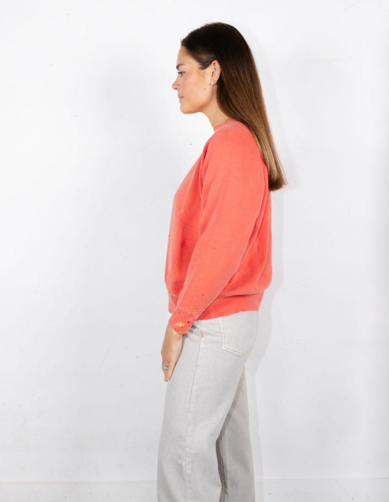 Shrunken Sweatshirt in Cherry