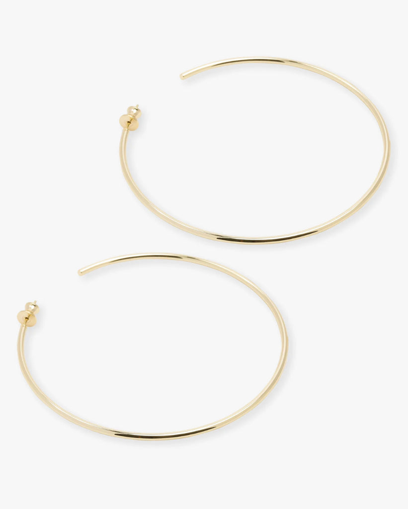Not Your Average Mom Hoops (3") in Gold
