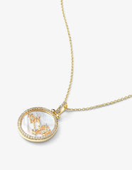 Zodiac Constellation Necklace in Gold